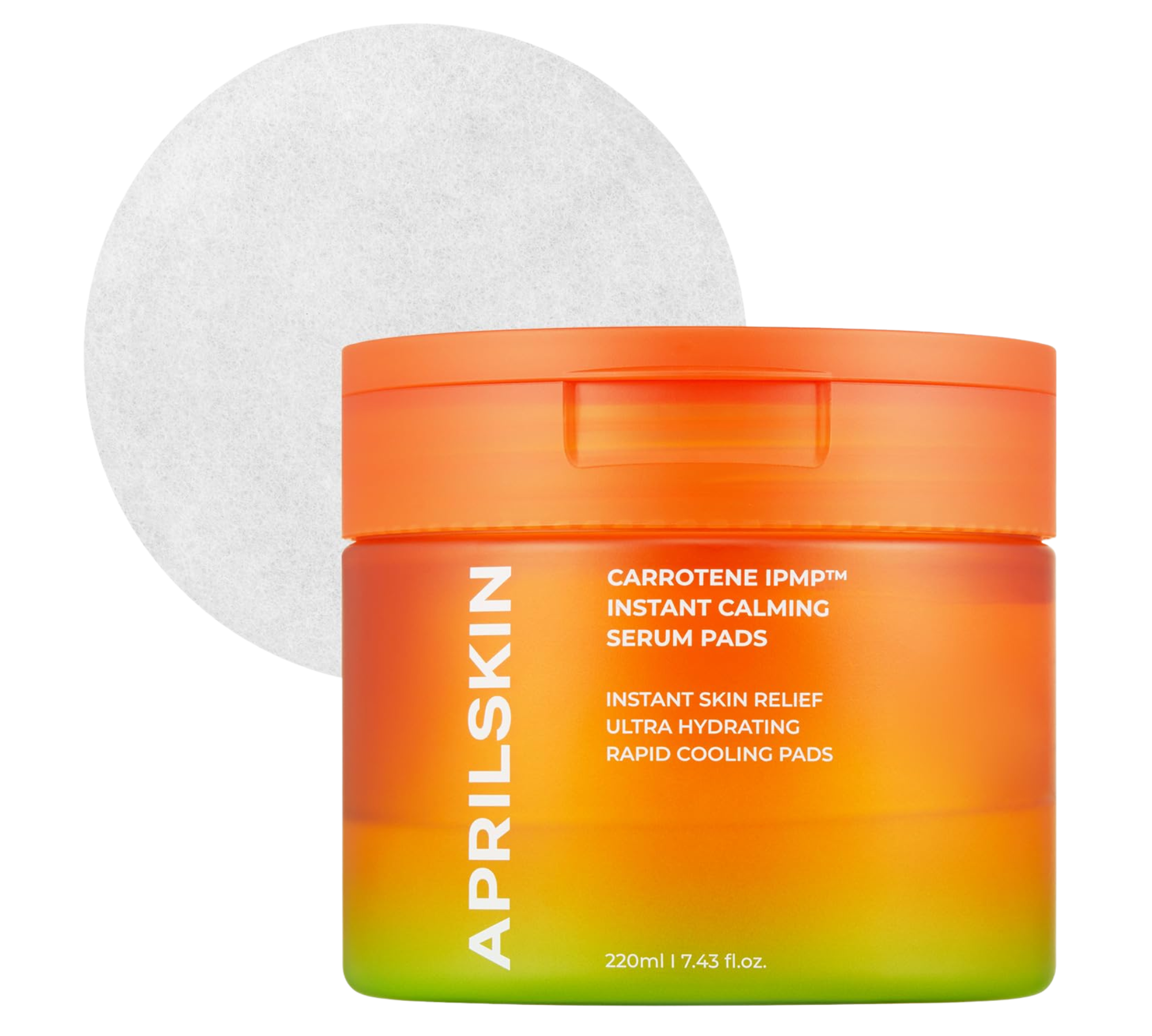 Aprilskin – Carrotene IPMP™ Instant Calming Serum Pads – 220ml