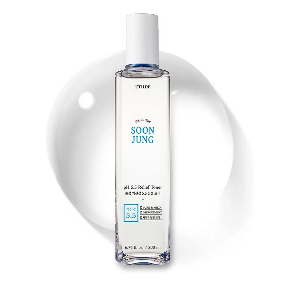 Etude – Soon Jung pH 5.5 Relief Toner – 200ml